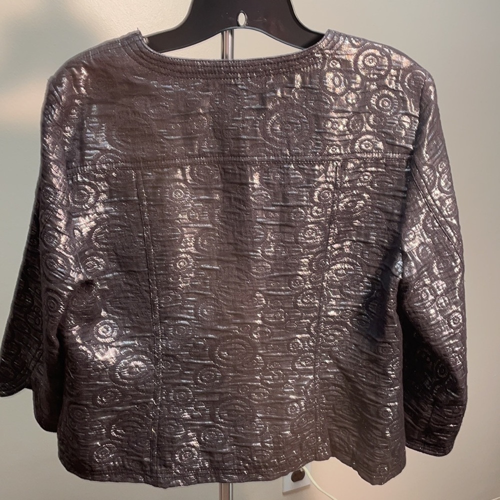 Ruby Rd black metallic jacket - Picture 2 of 9